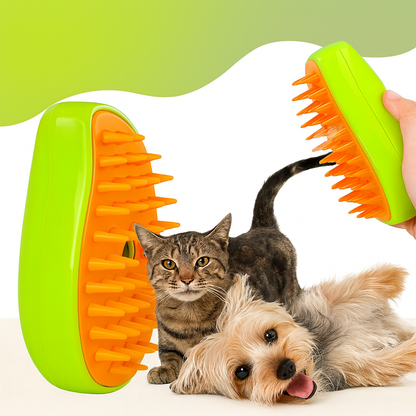 CEPILLO DE VAPOR 3 EN 1 PARA MASCOTAS