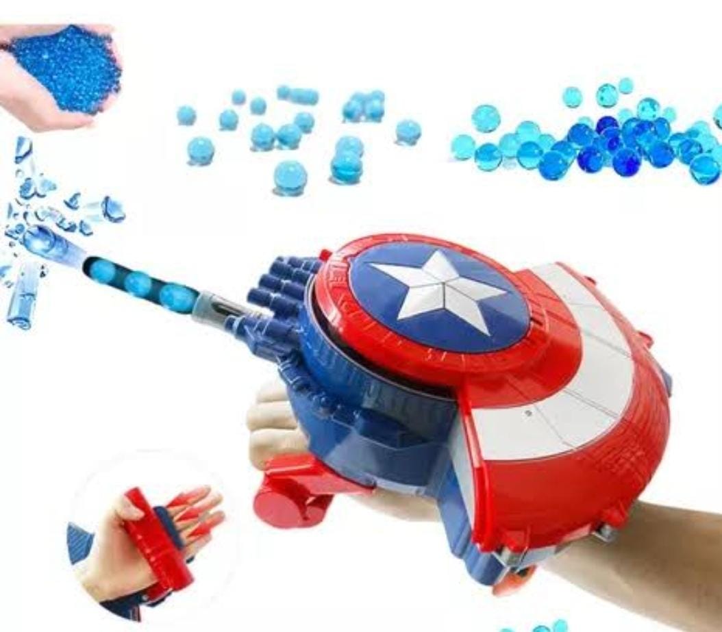 💦ESCUDO CON HIDROGEL DEL CAPITÁN AMERICA🤩