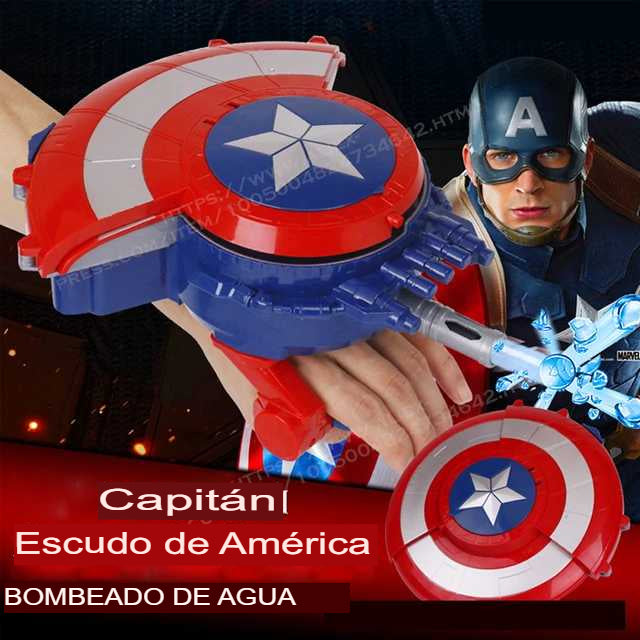 💦ESCUDO CON HIDROGEL DEL CAPITÁN AMERICA🤩